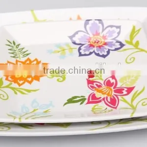 Melamine Rectangle Tray With Handles thumbnail-4