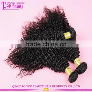 Unprocessed Malaysian Jerry Curl Virgin Hair Weave thumbnail-5
