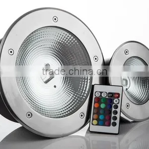 2016 Stainless Steel Cover Recessed Concrete Lights COB 30W LED Underground Light Outdoor Waterproof IP67 thumbnail-4