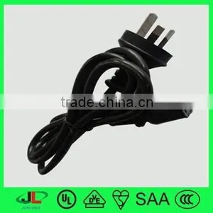 Australia Cotton Coverd Power Cord, Copper Power Cord for Electric Grill, SAA Extension Cord thumbnail-2
