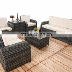 Weatherproof and Fireproof Cheap 6pcs Rattan Sofa Sets thumbnail-1