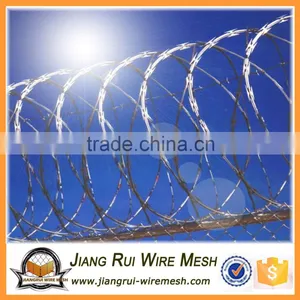 Low Price Concertina Hot Dipped Galvanized Razor Barbed Wire thumbnail-1