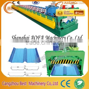 Used Metal Standing Seam Roof Panel Roll Forming Machine For Sale thumbnail-1