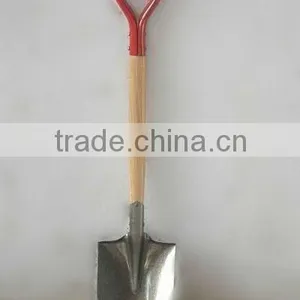 Wood Handle Round Farming Shovel & Spade JH-S503R1Y thumbnail-1