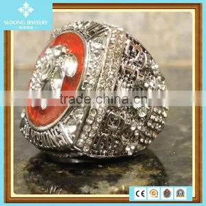 Wholesale 2013 Chicago Blackhawks Stanley Cup Championship Ring Silver 925 thumbnail-4