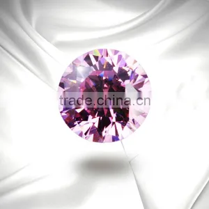 Exquisite Packing Round Shape Facet Cut 6mm CZ Gem, Artificial Stone Wuzhou Gemstone thumbnail-1