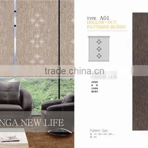 Laser -cut Roller Blinds Fabric /panel Screen Fabric /translation Shade Fabric thumbnail-4