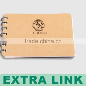 Customized Paper Note Books, Kraft Spiral Notebook, Leather Cover Paper Notebook(We Supply Factory Price) thumbnail-1