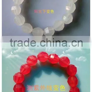 12MM UV Bead Bracelet Colour Change in Sunshine Test UV Five Colour for Choice thumbnail-1