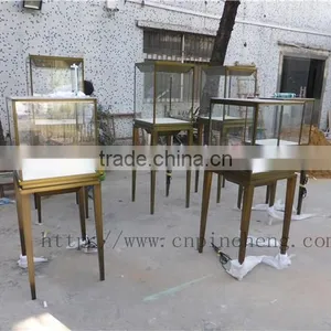 Luxury Store Fixtures Decoration Factory Custom Made Stainless Steel Metal Display Showcase and Stands for Cartier Jewelry thumbnail-2