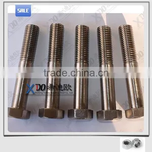 Alloy 601/2.4851 Alloy 625 / 2.4856 . Alloy600 / 2.4816 Din931 Hex Bolt & Nut thumbnail-4