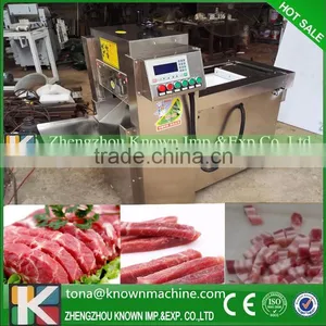 CE ISO Automatic Pork Meat Cutting Pieces Strips Cubes Rollers Machine Dicing thumbnail-1