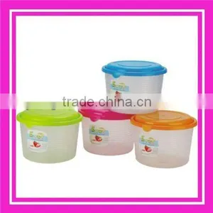Singel Large Plastic Food Storage Container in Round Shapefor Home thumbnail-1