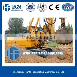 HF128A Hydraulic Rotary Drilling Rig Max Piling Depth 56m Piling Diameter 600-1600mm Engineer Oversea Service ok thumbnail-1
