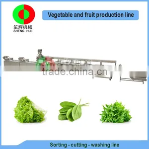 New Developed Vegetable and Fruit Sorting Cutting Washing Drying Automatic Machine Production Processing Line With Zone thumbnail-1