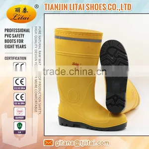 Reflective Stip Safety Boots,pvc Shoes for Oil Field,fire Control Area,colliery Industry thumbnail-3