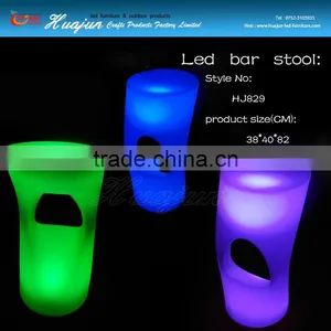 Led Lighting Chairs With Battery&led Furniture, Outdoor Wedding Cocktail Table thumbnail-1