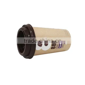 250ml Disposable Thin Wall Gray Brown Color Unique Coffee Mugs/Cups,Plastic Food Grade Clear Drinking Cup thumbnail-4
