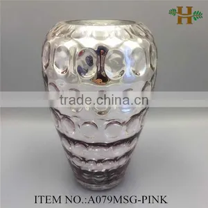 Handblown Plating Colors Glass Vase Cheap thumbnail-2