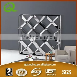 Y02 Modern Showcase Stainless Steel Bookshelf Glass Book Case thumbnail-1