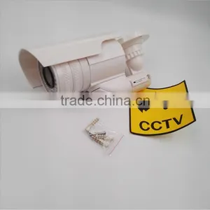 Hot-selling Fake Realistic Look Real Dummy Speed IR Camera, Fake Wireless Security CCTV Camera With LED Flashing Red Light thumbnail-3
