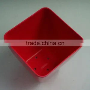 Bamboo Fiber Material Eco-friendly Recycled Flower Garden Pot thumbnail-1