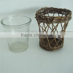Factory Exported Wicker Bottle Holder Basket Garden Basket thumbnail-1