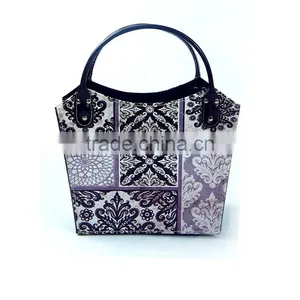 Collapsible Leatherette Storage Basket / Desktop Accessories Holder thumbnail-2