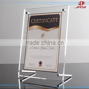 Custom Transparent Frameless Certificate a4 Acrylic Display thumbnail-1