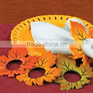 Express Best High Quality Home Decoration New Products Custom Fabric Felt Crown Shaped Napkin Ring Made in China thumbnail-1