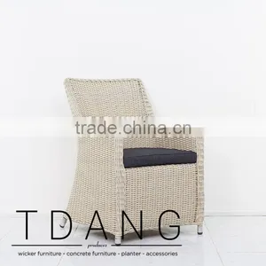 Martinez Wicker Dining Chair - Garden Outdoor Furniture thumbnail-4