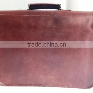 High Quality Stylish Handmade Vintage Leather Briefcase thumbnail-2