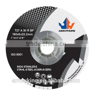 7'' 180x6x22.2 Resin Metal Grinding Wheel thumbnail-1