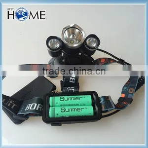 Adjustable Lamp Holder 6000 Lumen L2 LED Headlamp Waterproof 3 Light 3 Light Led Headlamp thumbnail-6