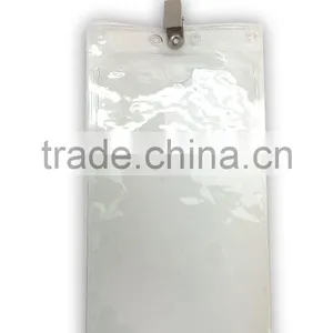 4"*8" ID Badge Holder With Metal Clip, Name Tag Holder, ID Card Holder With Clip thumbnail-1