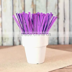 Plastic Coated With Metallic Wire Twist Ties for Plastic Bag Packing thumbnail-2