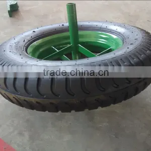 LUG Pattern Wheelbarrow Wheel With Cross Rim 4.80/4.00-8 thumbnail-1