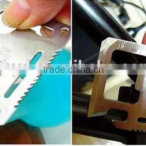 2016 Fashion Outdoor Camping Army Card Knife Credit Card Knife Card thumbnail-2