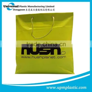 Eco-friendly Disposable Degradable Rope Handle Plastic Carrier Bag thumbnail-1