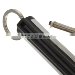 Fashion Permanent Match Striker Lighters With Key Chain Silver Lighters Wholesale From China thumbnail-2
