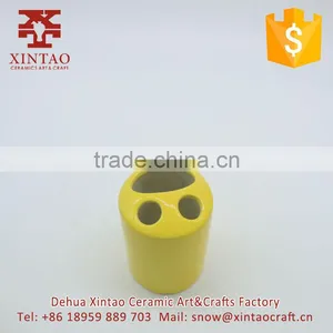 Hot Sale Bathroom Accessories Sunflower Design Teethbrush Tumbler Cup thumbnail-2