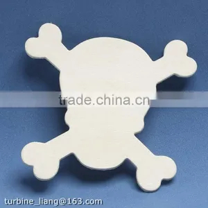 New Design Wood Skull Cut Decoration thumbnail-1