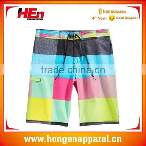 Hongen Apparel OEM Swimwear Factory From China, Colourful Beach Shorts thumbnail-1