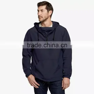 Pullover Style Waterproof Winder Water Resistant Nylon Windbreaker Jacket thumbnail-3