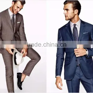 Men Polyester Suits Made to Measure Coat Pant Men Suit thumbnail-1