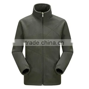 Factory OEM Warm Anti-pilling Men Double Polar Fleece Jacket Mens Coat thumbnail-1