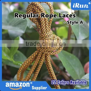 Round Rope Shoe Laces 22 Colours All Various Sizes Oval Cord Trainer Yeezy Boot Shoelaces - Shoestrings for Basketball Shoes thumbnail-6