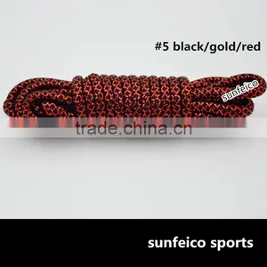 2016 Bulk Sale Custom Round Rope Glitter Shoelace~Glitter Yeezy Logo Tip Lace~Custom Colorful Sports Metallic Glitter Rope Laces thumbnail-4