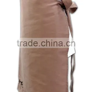 Wholesale Factory Price Apricot Cotton Tailored Made Baker Apron thumbnail-2