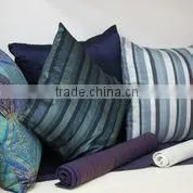 Decorative Stripes Poly Dupion Cushion Covers thumbnail-1
